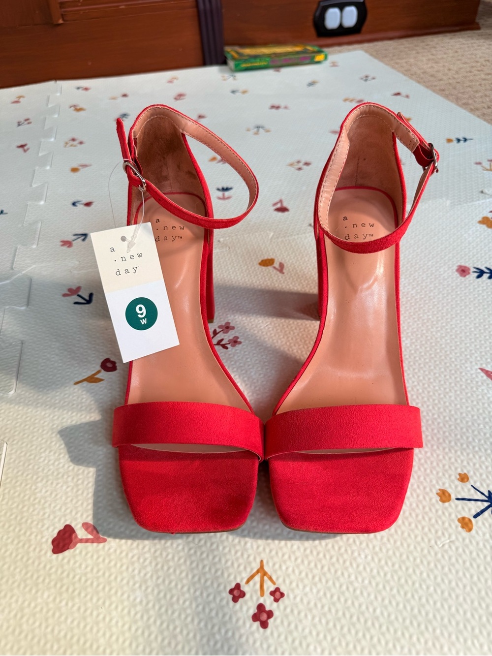 a new day Coral Ankle-Strap Block Heel Sandals